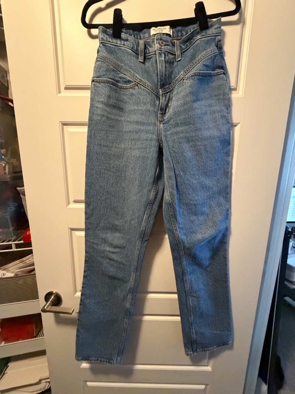 Abercrombie & Fitch Light Blue Straight Leg Jeans